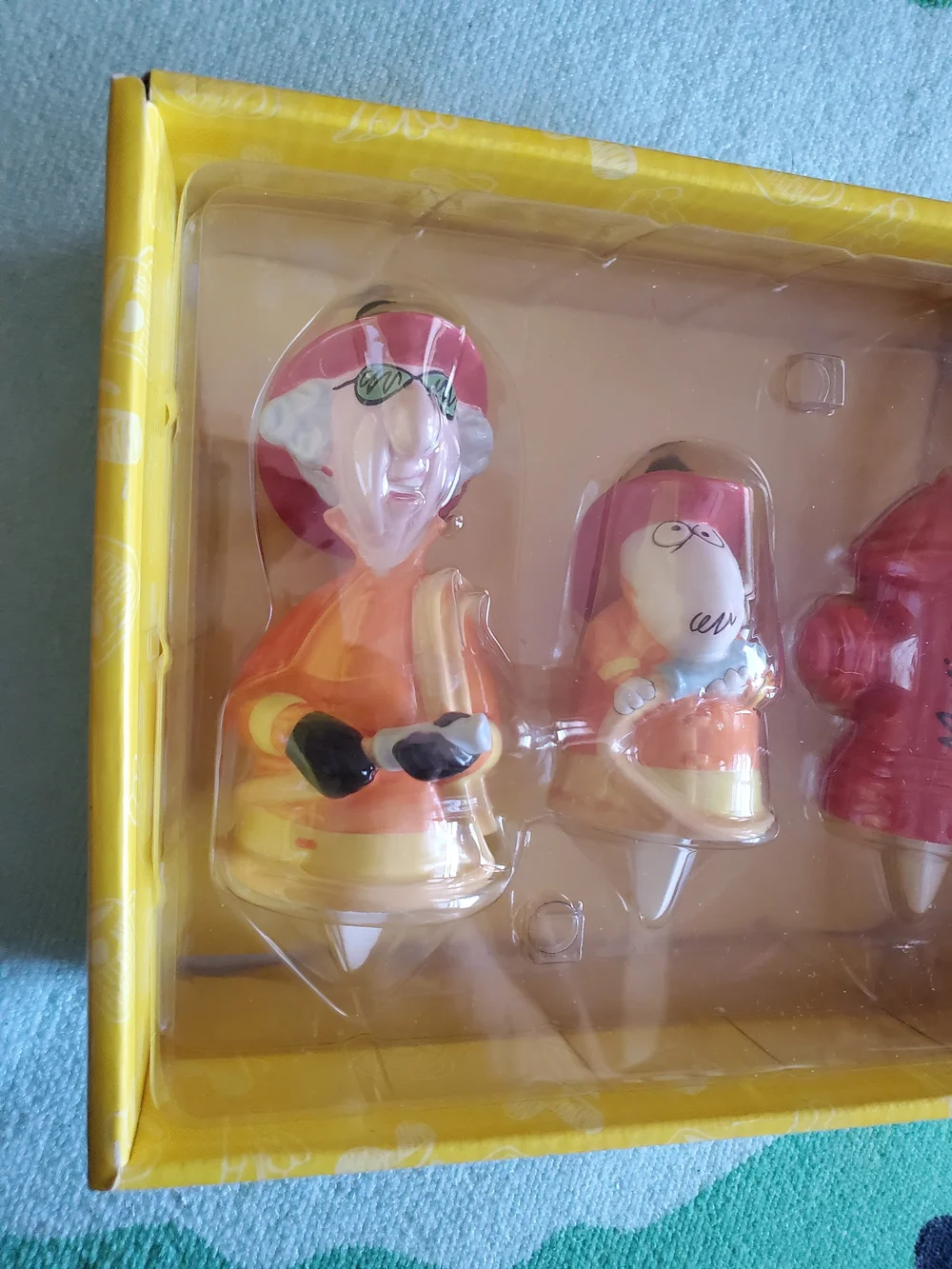 Hallmark Maxine Firefighter Ceramic Cake Toppers